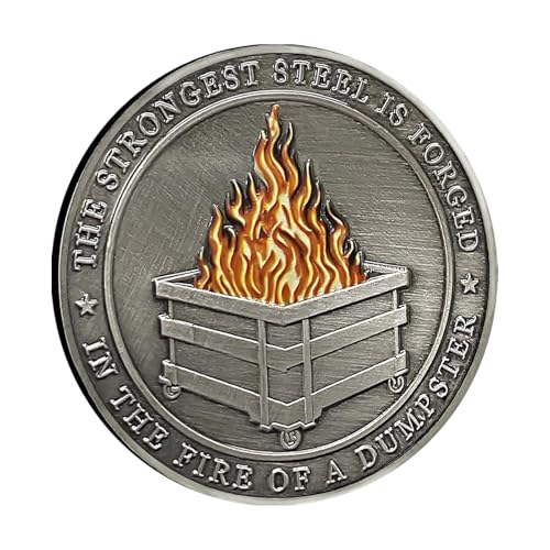 Dumpster Fire Desk Accessories, Lustiges Medaillon für Mitarbeiter, Abschiedsgeschenk & Ausgehen, perfekte Kollegen, Bürostreiche, humorvolle Dekoration, einzigartige Erinnerungsstücke am von SpirWoRchlan