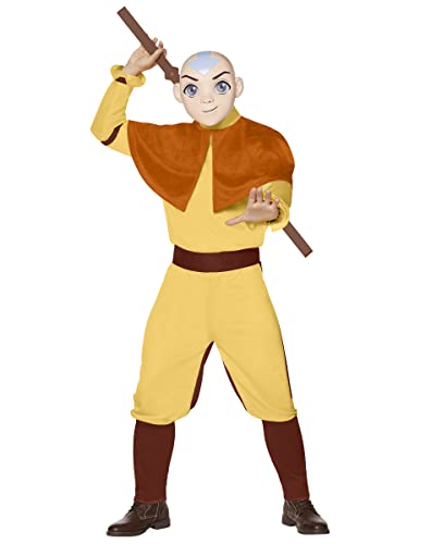 Spirit Halloween Avatar-Kostüm für Erwachsene, The Last Airbender Aang - mehrfarbig - Erwachsene medium von Spirit Halloween