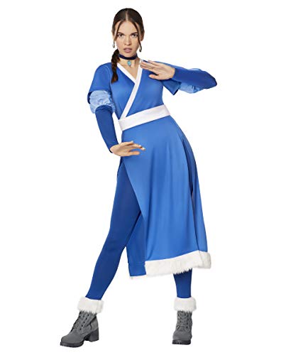 Spirit Halloween Avatar The Last Airbender Katara Kostüm für Erwachsene, Größe S, mehrfarbig von Spirit Halloween