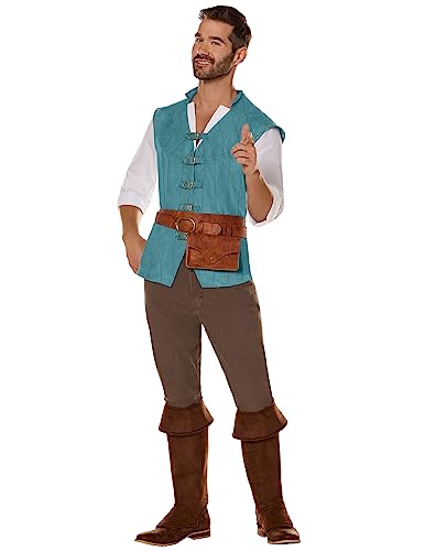 Spirit Halloween Erwachsenenkostüm Tangled Flynn Rider – XL | Disney | Paarkostüm von Spirit Halloween