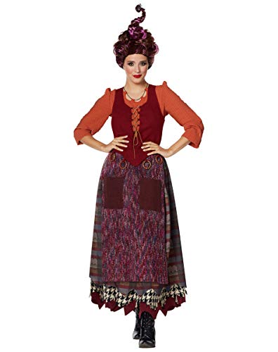 Spirit Halloween Mary Sanderson Deluxe Hocus Pocus Kostüm für Erwachsene, offizielles Lizenzprodukt - Mehrfarbig - Erwachsene Large von Spirit Halloween