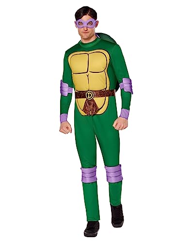 Spirit Halloween Teenage Mutant Ninja Turtles Donatello-Kostüm für Erwachsene | Offizielles Lizenzprodukt | TMNT | Gruppenkostüme – S/M von Spirit Halloween