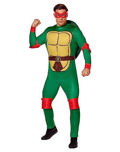 Spirit Halloween Teenage Mutant Ninja Turtles Raphael-Kostüm für Erwachsene | Offizielles Lizenzprodukt | TMNT | Gruppenkostüme – L/XL von Spirit Halloween