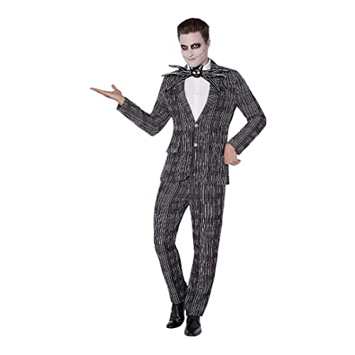 Spirit Halloween The Nightmare Before Christmas Kostüm für Erwachsene, wählen Sie Sally Jack Skellington Oogie Boogie (Jack Skellington Suit (Herren), XL) von Spirit Halloween