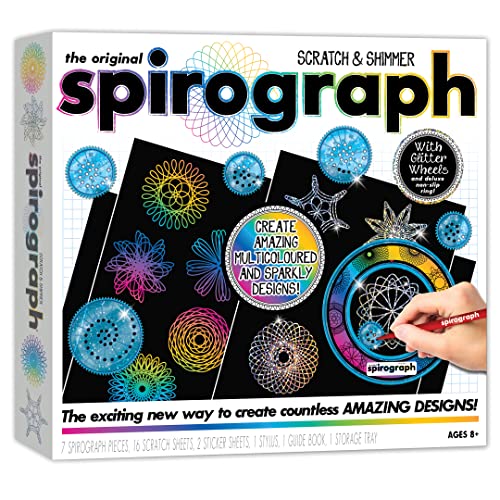 Spirograph Scratch & Shimmer | Kreative Zeichnungen ab 8 Jahren von Spirograph