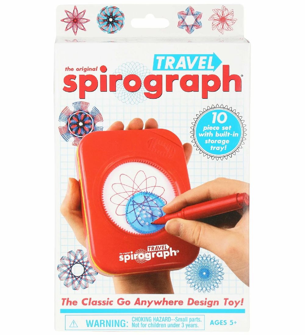 Spirograph Malset - 10 Teile - Reiseset - Spirograph - One Size - Kreatives Spielset Spirograph Malset - 10 Teile - Reiseset - Spirograph - One Size - Kreatives Spielset von Spirograph