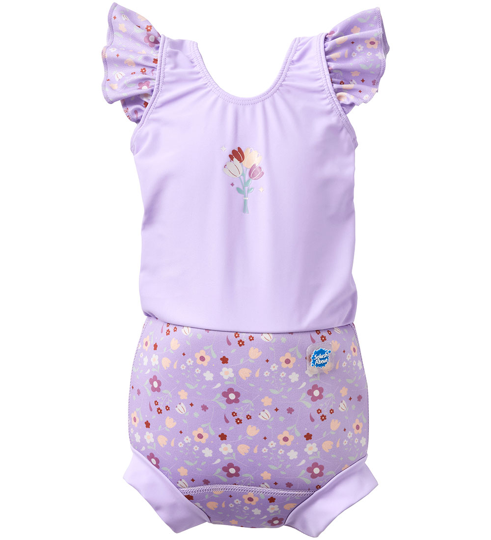 Splash About Windel-Badeanzug - Happy Nappy Kostüm - Flieder Spr - Splash About - 3-6 mt - Schwimmwindel Splash About Windel-Badeanzug - Happy Nappy Kostüm - Flieder Spr - Splash About - 3-6 mt - Schwimmwindel von Splash About