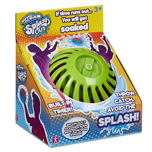 BLEIB AKTIV SPLASH OUT Wasserbüste werfen und fangen mit Timer-Ballon Indoor Outdoor Aktivität Spaß Familienspielzeugspiel Jungen Mädchen Spiel von Splash Out