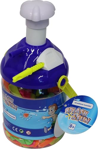 Splash & Fun Wasserbombenpumpe, inklusive 150 Wasserbomben von Splash & Fun