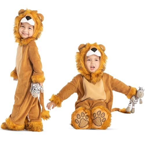 Spooktacular Creations Baby Lion Costume Cute Animal Print Costume Suit (18-24 Months) von Spooktacular Creations