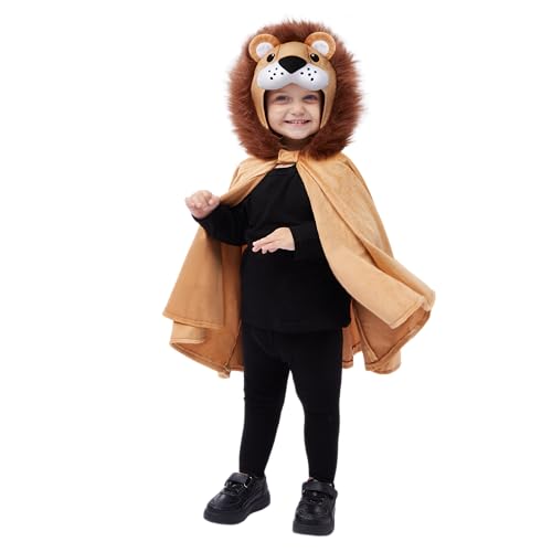 Spooktacular Creations Halloween-Baby-Unisex-Löwenumhang-Kostüm, Baby Unisex Lion Cape Costume-0612 von Spooktacular Creations