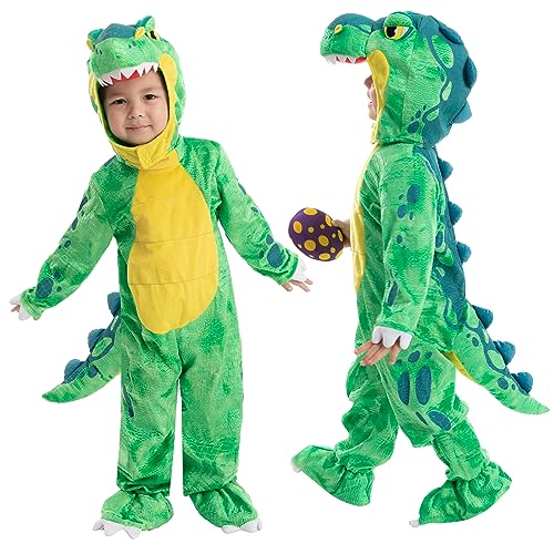 Spooktacular Creations Blaues T-Rex-Kostüm, Dinosaurier-Overall, Overall für Kleinkinder und Kinder, Halloween-Verkleidungsparty von Spooktacular Creations