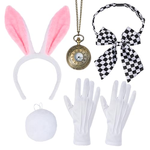 Spooktacular Creations Damen Bunny Kostüm Zubehör Kit Weiß, Weiss/opulenter Garten, Standard Spooktacular Creations Damen Bunny Kostüm Zubehör Kit Weiß, Weiss/opulenter Garten, Standard von Spooktacular Creations