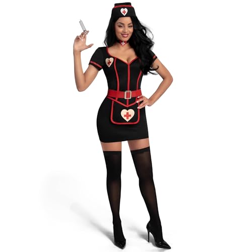 Spooktacular Creations Frauen Herzstillstand Krankenschwester Kostüm Set für Erwachsene Halloween Dress Up Party Cosplay-L von Spooktacular Creations