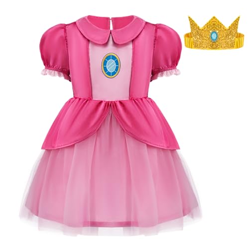 Spooktacular Creations Halloween Baby Rosa Kleid Kostüm für Mädchen, Prinzessin Kostüm für Kleinkindermädchen, Prinzessin Tüllkleid für Halloween Kostüm Cosplay Partys von Spooktacular Creations