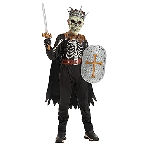 Spooktacular Creations Halloween Child Boy Dark Knight Skeleton Kostüm für Party (mittel (8-10 Jahre)) von Spooktacular Creations