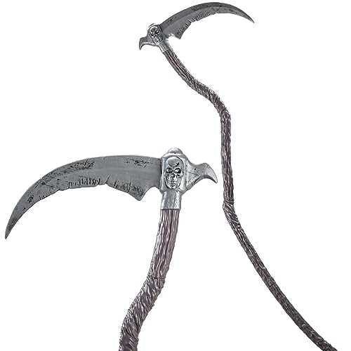 Spooktacular Creations Halloween Sense Reaper Scythe Accessoires für Halloween Party, tun Sie Play Kostüm, Halloween Dress Up, 140cm von Spooktacular Creations