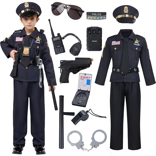 Spooktacular Creations Police Costume for Kids Halloween Cosplay (Large (10-12 yrs)) von Spooktacular Creations