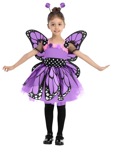 Spooktacular Creations Schmetterlingskostüm für Kinder und Mädchen, Lila Spooktacular Creations Schmetterlingskostüm für Kinder und Mädchen, Lila von Spooktacular Creations
