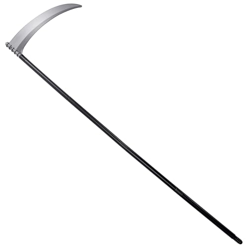 Spooktacular Creations Scythe Halloween Sense des Sensenmanns Sense Kostüm Horror Sichel Grim Reaper Halloween Sichel für Halloween Todessense Cosplay Kostümpartys, 150cm von Spooktacular Creations