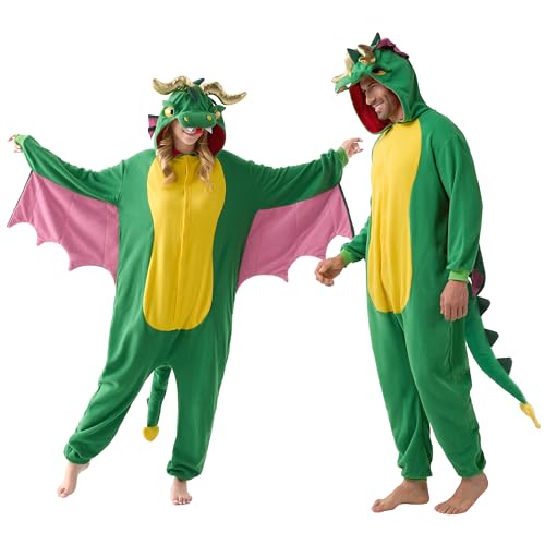 Spooktacular Creations Unisex Drache Erwachsene Drache Kostüm Dinosaurier Kostüm Tier Kostüm für Halloween Karneval Cosplay Pretend Play L Spooktacular Creations Unisex Drache Erwachsene Drache Kostüm Dinosaurier Kostüm Tier Kostüm für Halloween Karneval Cosplay Pretend Play L von Spooktacular Creations