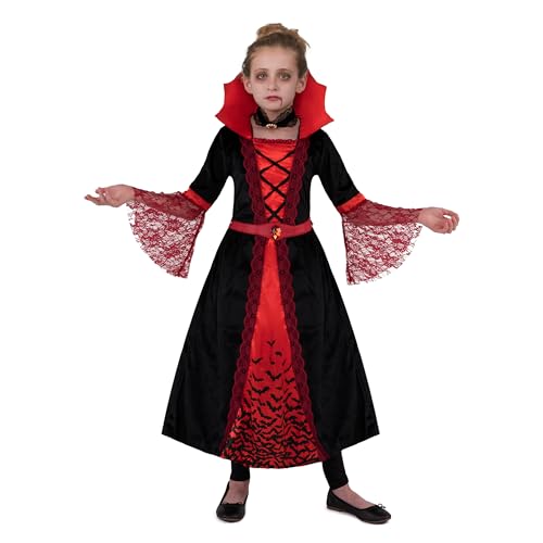 Spooktacular Creations Vampir-Kostüm für Kinder, Mädchen, Prinzessin, für Halloween, groß L (10-12 Jahre) von Spooktacular Creations