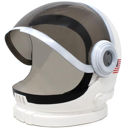 Spooktacular Creations Weißer Astronautenhelm mit beweglichem Visier, Rollenspielzeug für Geburtstagsfeier, Schulklassenzimmer Verkleidung, Rollenspielzubehör, Zubehör für Weltraumkostüme für Kinder Spooktacular Creations Weißer Astronautenhelm mit beweglichem Visier, Rollenspielzeug für Geburtstagsfeier, Schulklassenzimmer Verkleidung, Rollenspielzubehör, Zubehör für Weltraumkostüme für Kinder von Spooktacular Creations