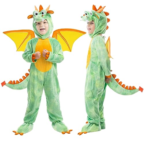 Spooktacular Creations deluxe kostüm set mit drachen rollenspiele spielzeug für kinder 3t grün von Spooktacular Creations