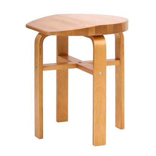 Sport-Thieme Gymnastikhocker Ricci | Therapiehocker | Runde Sitzfläche aus Holz | Innovative Sitzfläche mit 2 Funktionen | Belastbar bis 120 kg | 44x44 cm | Höhe 44 cm von Sport-Thieme