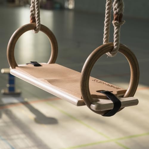 Sport-Thieme Schaukelbrett | Für Turnringe bis 28 mm | Schnelle Montage mit Klettbändern | 1 Brett | Natur | Holz aus nachhaltiger Bewirtschaftung | 60x20 cm | 2 kg Sport-Thieme Schaukelbrett | Für Turnringe bis 28 mm | Schnelle Montage mit Klettbändern | 1 Brett | Natur | Holz aus nachhaltiger Bewirtschaftung | 60x20 cm | 2 kg von Sport-Thieme