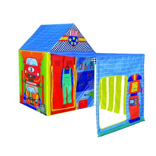 Sport1 Autogarage Happysun Kinderhaus Gartenhaus Kinderspielhaus Garten/Innen Kinderhaus mit Kunststoffrohrgestell Einfache Montage 150x75x110cm von Sport1 One The Sport Maker