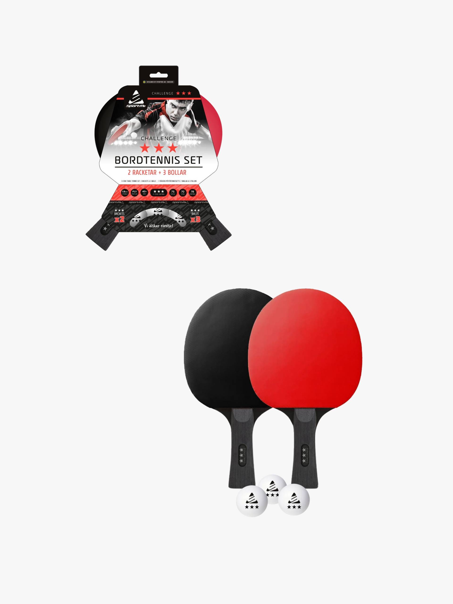 SportMe Tischtennis-Set 3-Sterne Challenge SportMe Tischtennis-Set 3-Sterne Challenge von SportMe