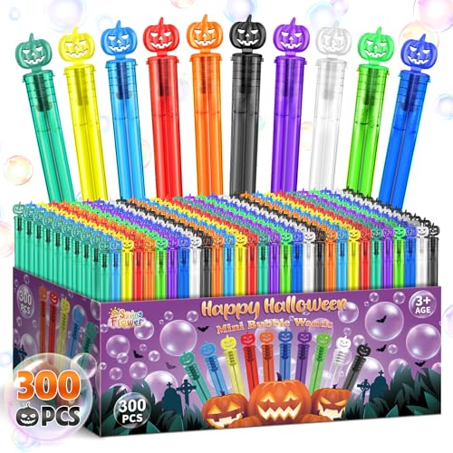 SpringFlower 300 Stück Halloween-Blasenstäbe, Partygeschenk für Kinder von SpringFlower