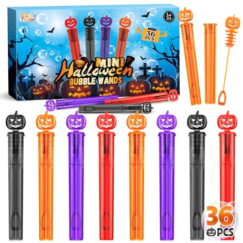 SpringFlower Halloween-Partygeschenk für Kinder, Halloween-Mini-Luftblasenstäbe, Halloween-Geschenke für Süßes oder Saures, Belohnungen für Schulklassenzimmer, Halloween-Geschenktütenfüller, 36 Stück von SpringFlower