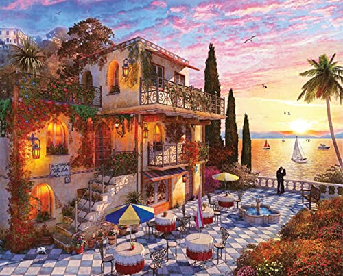 Springbok 33-10863 Mediterranean Romance Puzzle, Mehrfarbig, 1000 von Springbok