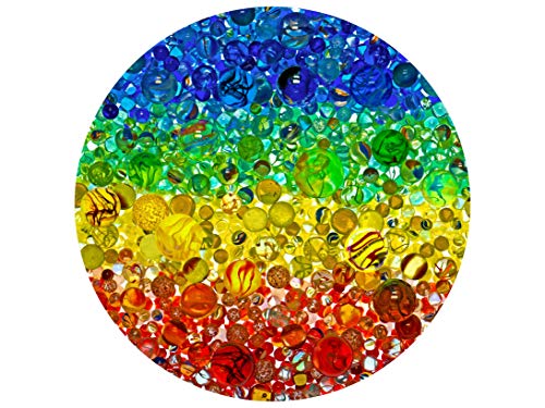 Springbok 500 Piece Round Jigsaw Puzzle Illuminated Marbles von Springbok