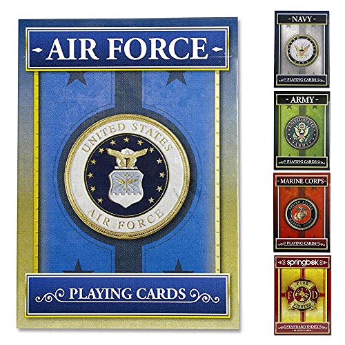 Springbok - United States Air Force Spielkarten – Offiziell lizenziertes 52 Spielkartendeck – Hergestellt in den USA von Springbok