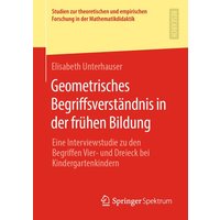 Geometrisches Begriffsverständnis in der frühen Bildung von Springer Fachmedien Wiesbaden GmbH