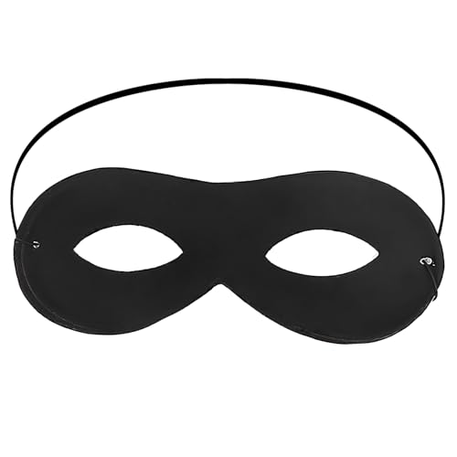 Sprinlot Augenmaske Schwarz, Panzerknacker Maske, Räuber Maske, Dieb Maske, Einbrecher Maske, Zorro Maske, Bankräuber Maske Für Halloween Und Karneval von Sprinlot