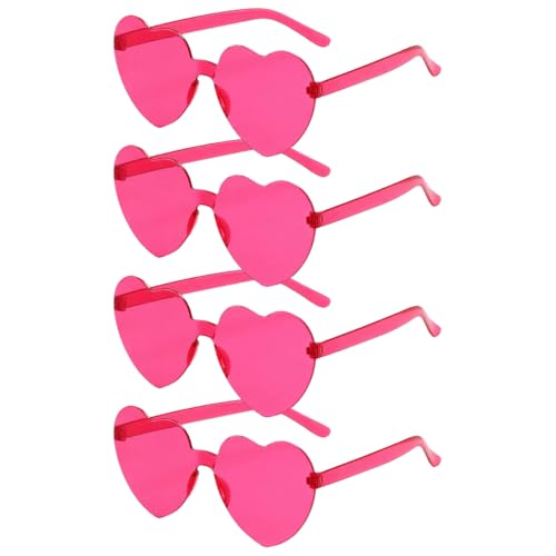 Sprinlot Herz Sonnenbrille Dunkelrosa, Herz Party Brillen Rosa, Heart Shaped Brille, Brille Herzform 3 Sprinlot Herz Sonnenbrille Dunkelrosa, Herz Party Brillen Rosa, Heart Shaped Brille, Brille Herzform 3 von Sprinlot