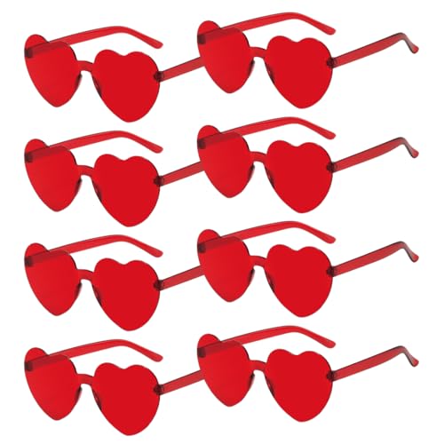 Sprinlot Herz Sonnenbrille Rot, Herz Party Brillen, Heart Shaped Brille, Brille Herzform 8 Sprinlot Herz Sonnenbrille Rot, Herz Party Brillen, Heart Shaped Brille, Brille Herzform 8 von Sprinlot