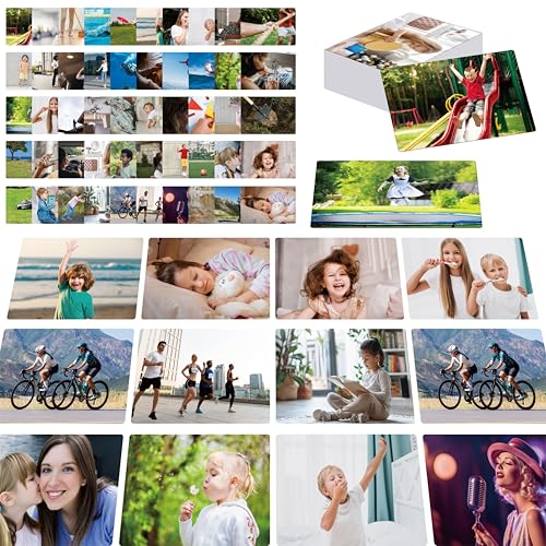 50 Verben-Bilderkarten, Bild- und Wortkarten Aktions-Sprachtrainer Visuelle Hilfe Spracherwerbshilfe für Autismus, ESL-Lehrmaterial für Erwachsene, Nicht-verbale Kinder 50 Verben-Bilderkarten, Bild- und Wortkarten Aktions-Sprachtrainer Visuelle Hilfe Spracherwerbshilfe für Autismus, ESL-Lehrmaterial für Erwachsene, Nicht-verbale Kinder von SpriteGru