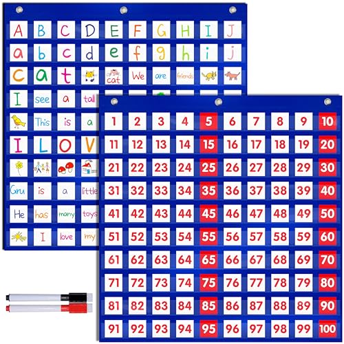 Hundert Taschendiagramme mit 200 Lernkarten, Passend zum Zählen im Klassenzimmer, Zuordnen Lernen von SpriteGru