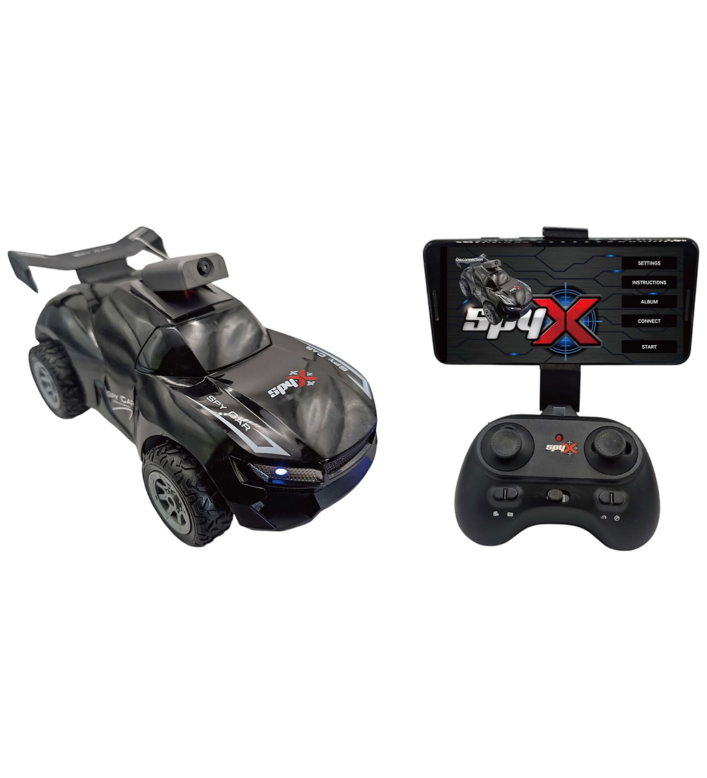 SpyX Fernbedienung Auto - 19 cm - Spionageauto - Schwarz - SpyX - One Size - Autos SpyX Fernbedienung Auto - 19 cm - Spionageauto - Schwarz - SpyX - One Size - Autos von SpyX