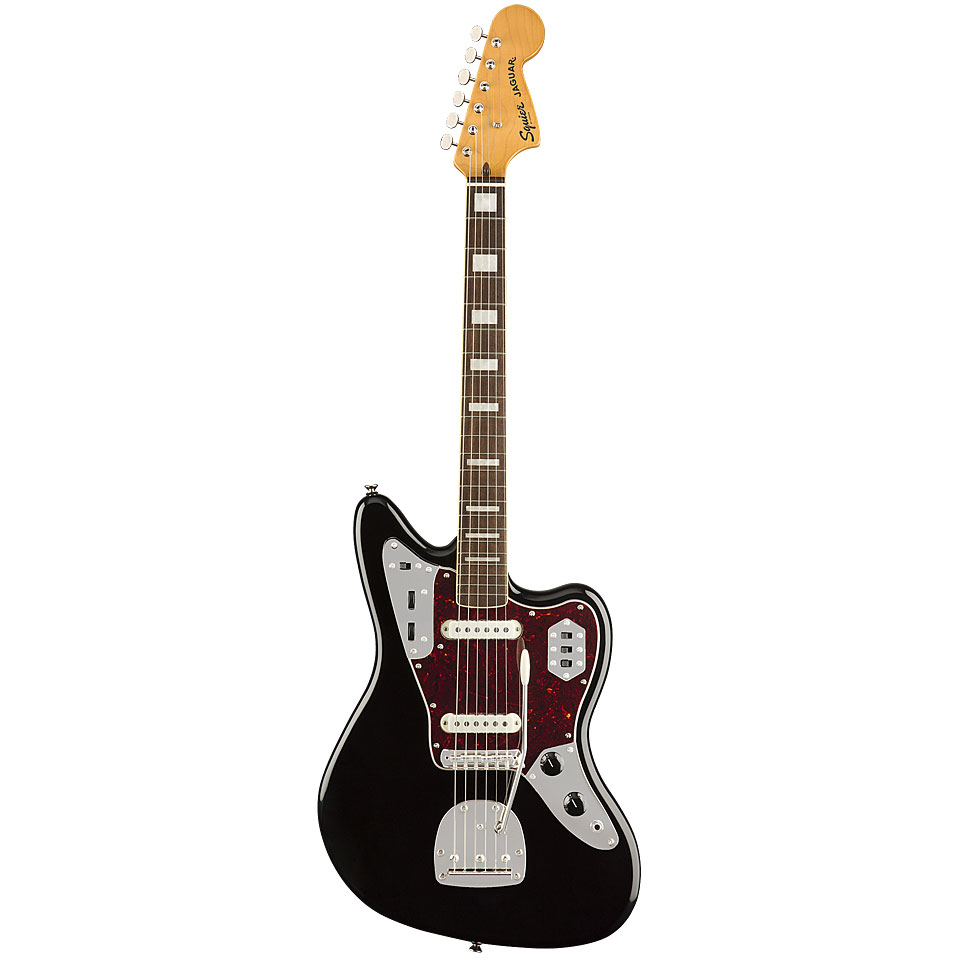 Squier Classic Vibe 70s Jaguar BLK E-Gitarre von Squier