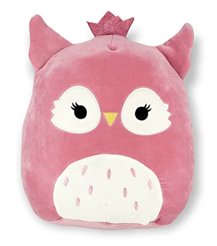 SQUISHMALLOW S KellyToy 30 cm – Bri die rosa Eule mit Tiara von Squishmallows