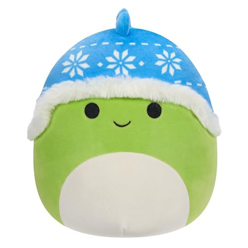 Squishmallows Original 19,1 cm Danny der Dino mit blauem Hut, Kleiner, ultraweicher Plüsch von Squishmallows