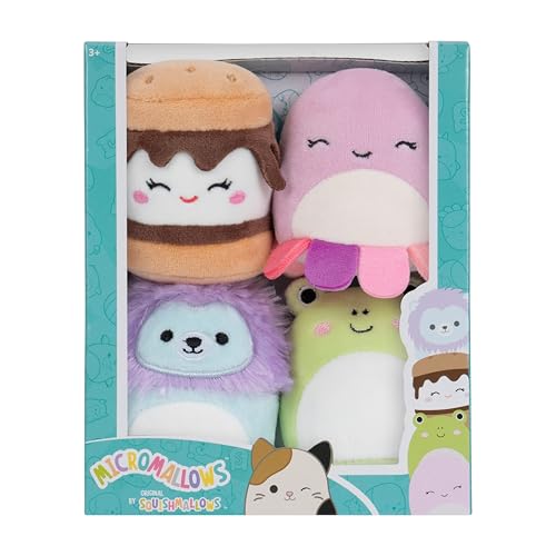 Micromallows Squishmallows Original 4er-Pack (Wendy, Jeanne, Carmelita, Lucia) von Jazwares