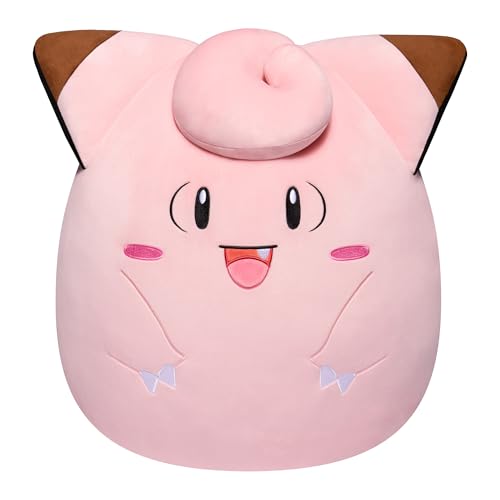 Pokémon x Squishmallows SQPK00040 - Piepi 35 cm, offizielles Pokémon Squishmallows, superweich von Squishmallows