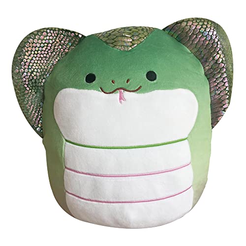 SQUISHSMALLOW Squishmallow S von KellyToy Cobra Snake Khaled, 30,5 cm, Neue Limitierte Auflage Dezember 2021 von Squishmallows